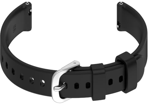 JSGHGDF Cinturino di Ricambio per Orologio, 14mm, in Silicone Flessibile, con Sgancio Rapido, Impermeabile, Braccialetto per 2 Cinturini da Polso