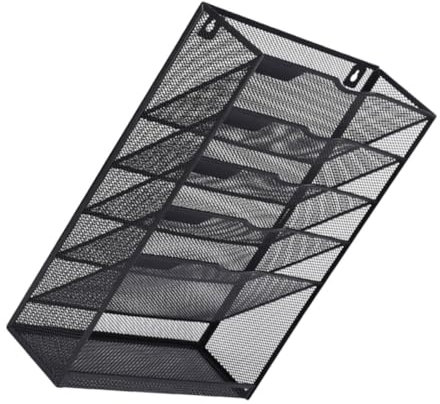 Tofficu Wandorganizer Aus Metall Für Büro Und Zuhause Vertikaler Hängender Aktenordner Mit Mehreren Fächern Praktische Aufbewahrungslösung Für Dokumente Und Zeitschriften