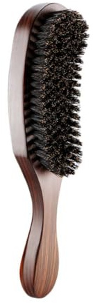 LIFKOME Bartbürste mit Natürlichen Borsten Bartstylingbürste für Herren für Friseursalons und Hause