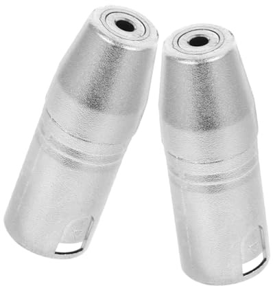 Kisangel 2pièces Adaptateur XLR Jack Convertisseur Audio Mâle Femelle Accessoire Microphone