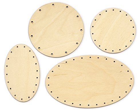 Zita's Creative Korbboden Set bogig, klein für Peddigrohr 2mm und 3mm - Flechten, Korbflechten, Schilf Set, Peddigrohr, Flechtmaterial, Flechtset, Rattan