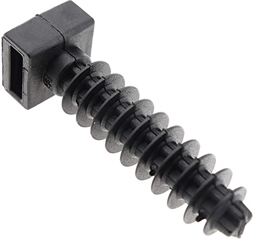BeMatik BR020-VCES Taco a presión Negro 8mm para Bridas 100 Unidades (BR020), Gris