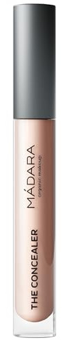 MÁDARA Organic Skincare | THE CONCEALER Corrector Iluminador Perfeccionador #25 Latte, 4 ml – Corrector Natural para Ojeras e Imperfecciones, Acabado Luminoso con Ácido Hialurónico