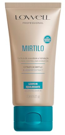 Lowell - Leave-in mit Blaubeerextrakten - Feuchtigkeit & Wärmeschutz - Frizz-freies, glänzendes Haar - Natürliche Pflege für alle Haartypen - 180 ml