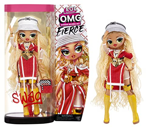 L.O.L. Surprise! OMG Fierce - Swag - 29 cm große Modepuppe mit 15 Überraschungen - Fashion Outfits, Accessoires & Puppenständer - Zum Sammeln - Für Kinder ab 3 Jahren, 585244