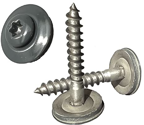 Spenglerschrauben RAL 7016 anthrazit 4,5x25 mm - 100 St. Torx TX Edelstahl A2