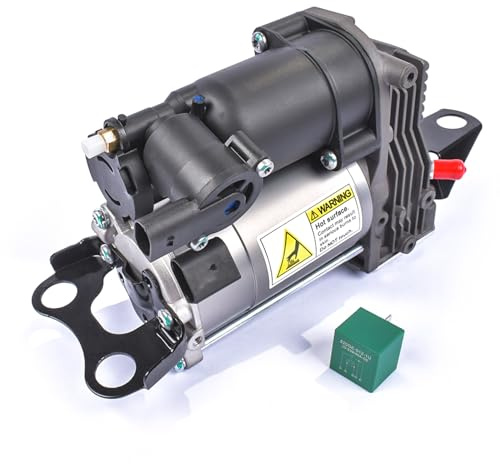 Compressore sospensione pneumatica livellamento W/supporto Compatibile con 2004-2010 Serie 5 E61 520d 520i 523i 525i 530i 525d 535d 545i M5 37206792855 37106793778 Huiruhy