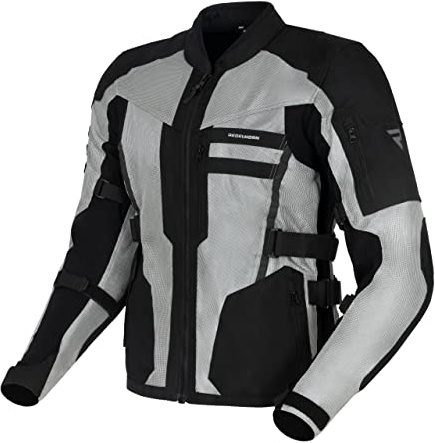 REBELHORN Scandal II Motorradjacke Herren | Textile | Ellbogen und Schulterprotektoren | Große Mesh-Einsätze | Doppel und Dreifachnähte | Reflektierende Elemente | Größen bis 10XL