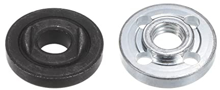 sourcing map Rotationswerkzeug-Flansch-Kontermutter-Set, M10 x 30 mm, Innen-Außen-Schienen, Motorwellenkupplung, Sägeblatt, Flanschmutter