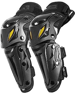 SSIMOO 2/4pcs Ginocchio Gomito Combinato Moto Ginocchiere ispessite equipaggiamento Protettivo equipaggiamento Protezione del Gomito for Moto da Cross (Color : Elbow Pad)