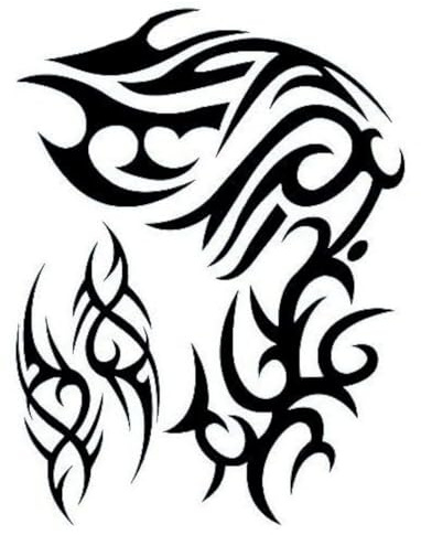 Tillfällig stam axel arm tatuering överarm tatuering höger PC-006