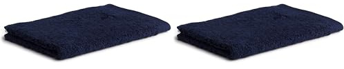 Möve Superwuschel Gästetuch, 100% Baumwolle, deep sea, 30 x 50 cm (Packung mit 2)