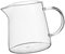 Gralara Mini caraffa Tazza da caffè Brocca per lattiera Articoli per Il tè Bicchieri Brocca per Il Latte, Tazza da tè Trasparente versatore per Il Latte per, 300 ml 7.5x8x8.5 cm