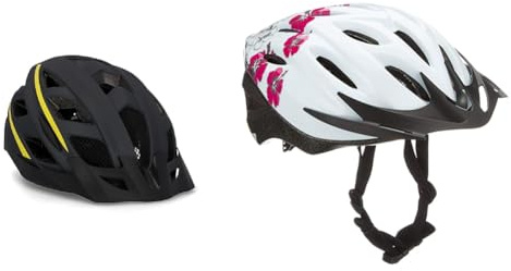 FISCHER Fahrradhelm Urban Montis | Fahrradhelm Damen & Erwachsene Fahrradhelm, Radhelm, Cityhelm Hawaii, S/M, 54-59cm, weiß pink