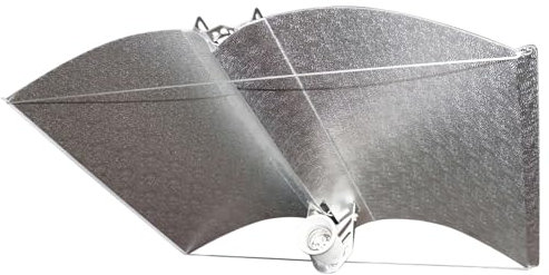 Weedness XL Grow Reflektor Lampe 55x60 cm mit E40 Fassung für NDL & MHL Leuchtmittel - Pflanzenlampe Grow Indoor Natriumdampflampe