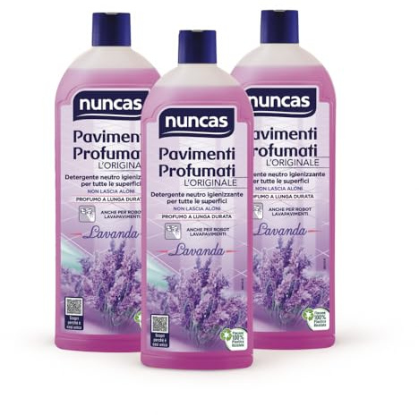 Nuncas Pavimenti Profumati Detergente - Lavanda - Multipack 3 x 1 L