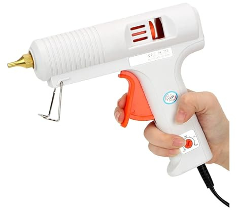 Pistola for colla a caldo con temperatura regolabile da 110 W, strumento for la riparazione di oggetti artigianali, diametro della volata 11 mm, costante