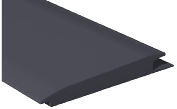 Roppe Rolling Traffic Transition Profile #65, Galactic, 1/4 H X 9' L X 3-3/16 W
