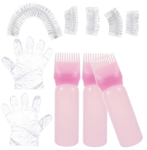 Zerodeko Kit de Teñido de Cabello Completo para Uso Doméstico y Profesional Incluye Botella Aplicadora Flexible Gorro Guantes y Orejeras Fácil y Seguro para Tipo de Cabello