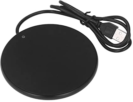 Alomejor Alomejor Réchauffeur de Tasse à café Peu Encombrant 55 °C Chauffe-Bougie USB à Température Constante pour la Maison, Conception Compacte (Black) (Black)