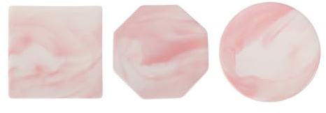HIAKDOFT Set 3 Pezzi Tampone in Ceramica per Cera Piastra di Supporto Resistente al Calore, per Timbri in Ceralacca e Sigillatura di Lettere, Documenti e Pacchi, Uso Artigianale e