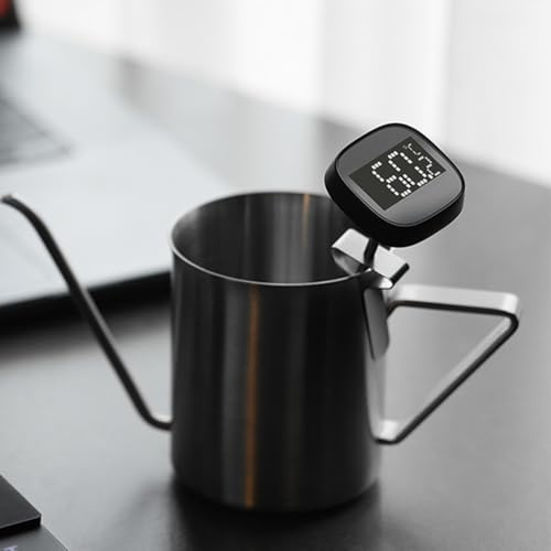 Termometro digitale, brocca elettronica per schiumare il latte, per cucinare barbecue, sensore di temperatura per latte art, termometro da cucina da campeggio