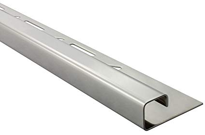 5x Quadrat Edelstahlschiene Fliesenschiene Fliesenprofil L250cm 10mm glänzend