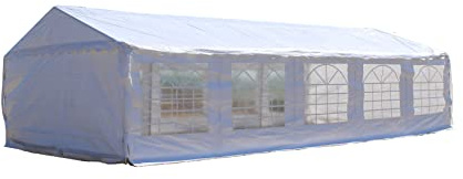Carpa 10x5 m Impermeable para Eventos, Jardín y Bodas | Carpa impermeable con ventanas. Ideal para bodas, eventos, hostelería, jardines y celebraciones al aire libre.
