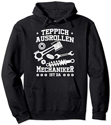 KFZ Mechaniker Teppich Ausrollen Mechatroniker Geschenk Pullover Hoodie