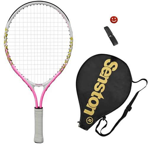 Senston 17'' Tennis Racket for Youth - Lightweight, Durable, Easy Grip, Beginner-friendly