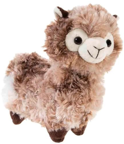 HEUNEC LAMA stehend zweifarbig Dunkelbraun, Darkbrown