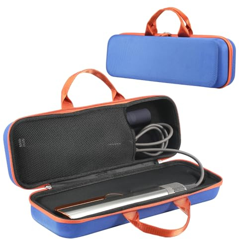 Buziba Étui de transport de voyage pour fer à lisser Dyson Airstrait HT01, étui de protection rigide, sac de rangement, accessoires pour cheveux, outils, orgnizer