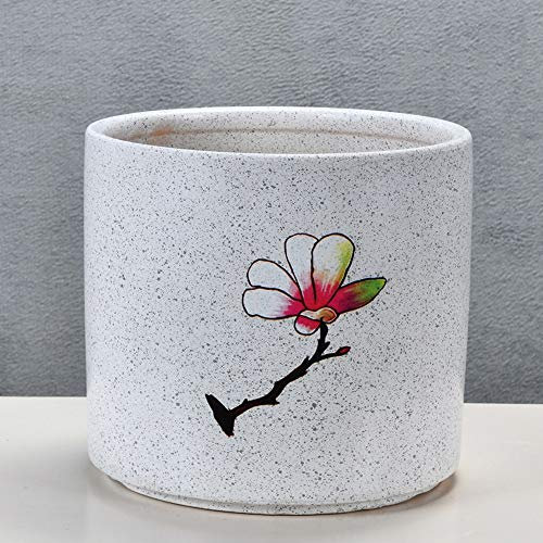 Pots de Plantes en céramique Plantes succulentes d'extérieur/d'intérieur Pot de Fleur récipient de Plante de Cactus en céramique avec Trou pour la décoration intérieure de la Maison de Bureau