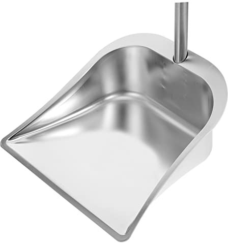 ORFOFE Edelstahlschaufel Müllschaufel Für Küche Und Schlafzimmer Robuste Reinigungsschaufel Mit Komfortablem Griff Für Tägliche Haushaltsreinigung