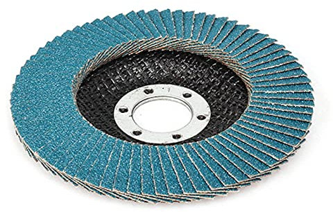 Dischi per smerigliatrice angolare Dischi lamellari 115/125mm Dischi abrasivi for smerigliatrice angolare 40/60/80/120 Lame for mola for acciaio inossidabile Ferro-125mm 80Grit_ lucidatura(125mm 120Gr