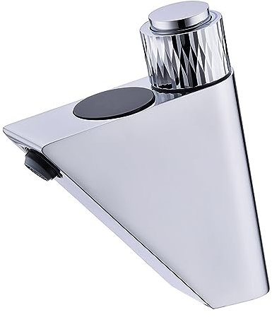 Smart LCD Digital Bathroom Thermostat Faucet Brass Hot and Cold Basin Mixer Tap Black Vanity Sink LED Faucet(Black)