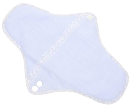 HIAKDOFT 1stück Wiederverwendbare Waschbare Baumwoll-hygienebinde Atmungsaktiv Gegen Seitenauslauf Für Menstruation Und Wochenbett Zufälliger Farbe