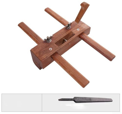 Cepilladora manual de carpintería Herramienta de ranurado de madera eficiente para artesanía detallada (A)