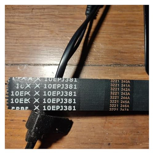 V Drive Belts 1pcs Rubber Treadmill Drive Belt 10EPJ381 10Ribs Multi Groove Belt Multi Wedge Belt Clutch Drive Belt
