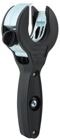 Ratcheting Tubing Cutter, 2 in 1 Close Quarters Tube Compact Cutter, Portable Ratcheting Tubing Cutter Tool for Cutting Pvc, Ppr, And Plastic Hoses(Black)