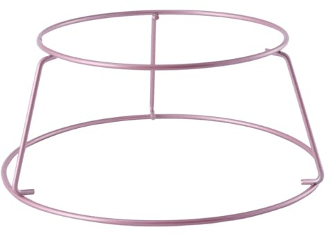 Homoyoyo Dolci Rotonda in Acciaio Rosa per Raffreddamento Torte e Pane Supporto Cucina Resistente e Antiaderente Base Torta Multiuso con Ampia Capacità