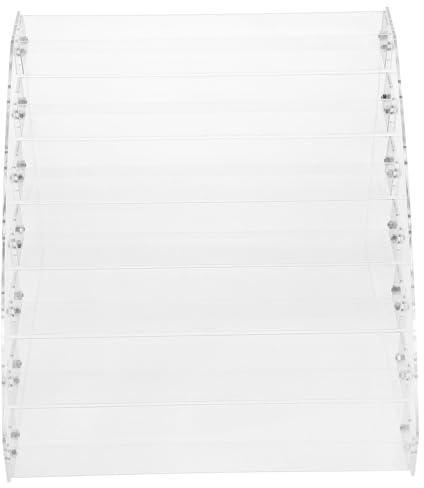 LIFKOME Organizador de Maquillaje Acrílico Multiusos Estante Multi Capa Transparente para Almacenamiento de Esmaltes de Uñas en Mesa de Dormitorio