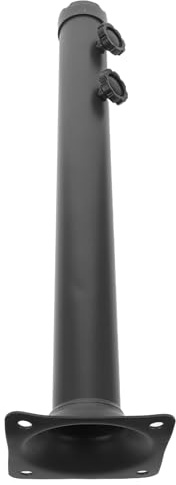 Alasum Rechange pour Parasol Extérieur Manchon Stabilisateur de Mât Support pour Base de Parasol Tube Métallique de Jardin Piquet pour Base de Terrasse