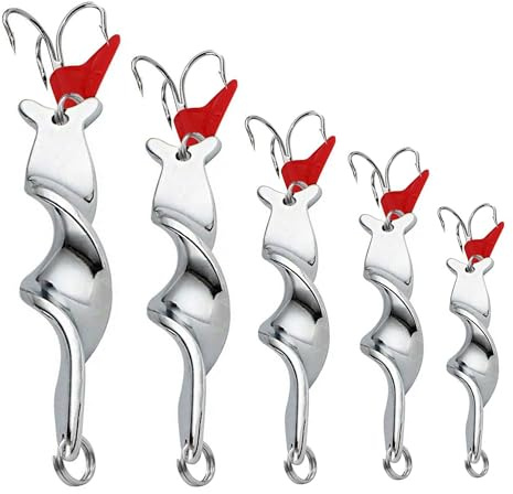 Hayaww Metall Spinner Köder für Angeln Spinner Angelköder Metall Propeller Köder Set Pailletten Kunstköder Kunstköder Angelausrüstung Angelzubehör für Süßwasser Salzwasser Fischen