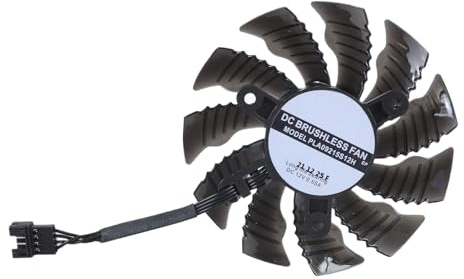 Snorvixre Ventola per scheda grafica da 82 mm T129215BU a 4 poli DC12V per 3070TI 3080 3090 Prestazioni ottimali per la sostituzione di ventole grafiche per gaming