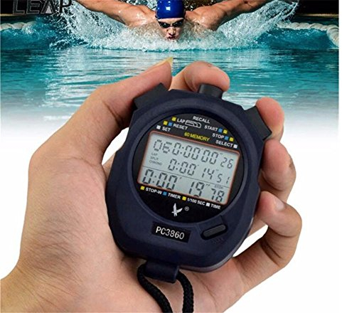 Cuzit – Stoppuhr für Herren, professioneller Sport-Chronograph, digitale Anzeige