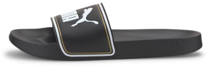 PUMA Unisex Adulto Leadcat Chancla, Puma Black Puma Team Gold Puma White, 38 EU