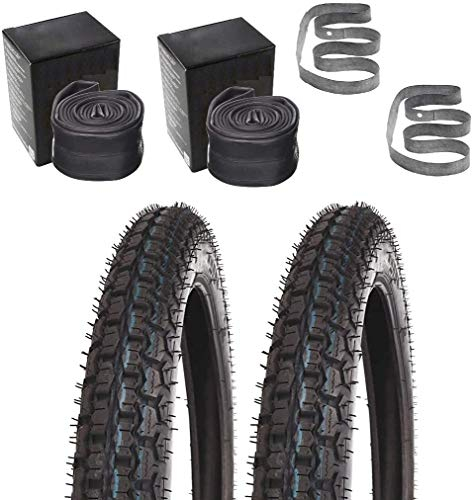 2x Kenda K254 Reifen Set Satz 2,75x17 41P Schlauch Felgenband für Zündapp Hercules Sachs 17 Zoll