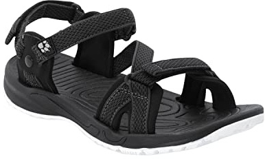 Jack Wolfskin dam Lakewood Ride W sport- och utomhussandaler, Svart grå, 43 EU