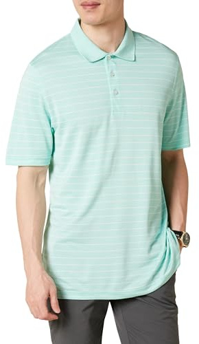 Amazon Essentials Herren Golf-Poloshirt, Feuchtigkeitsableitend Schnell Trocknend, Kurzarm, Aquagrün, XL